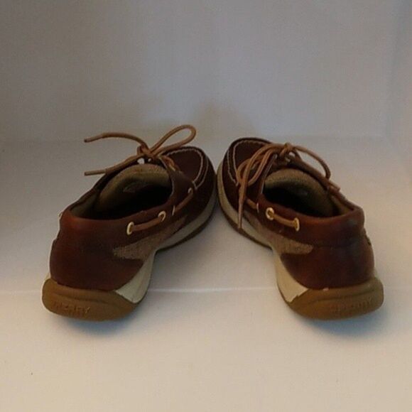 Sperry Size 6M Size 6 Medium Top Sliders Boat Slip On Shoes Leather - Picture 8 of 11